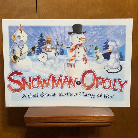 🎉HOST PICK🎉- BRAND NEW-STILL SEALED. SNOWMAN ⛄️ OPOLY BOARD GAME - Picture 1 of 4